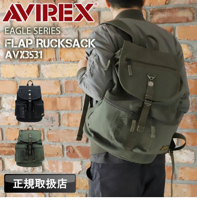 フラップリュック AVIREXEAGLE EAGLE イーグル メンズ レディース 男女兼用 AVX3531