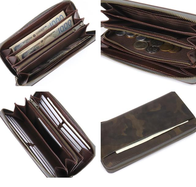 AVIREX BEUDE SERIES アヴィレックス ベードシリーズ ラウンドファスナー長財布 小銭入れあり AX9102M 限定品