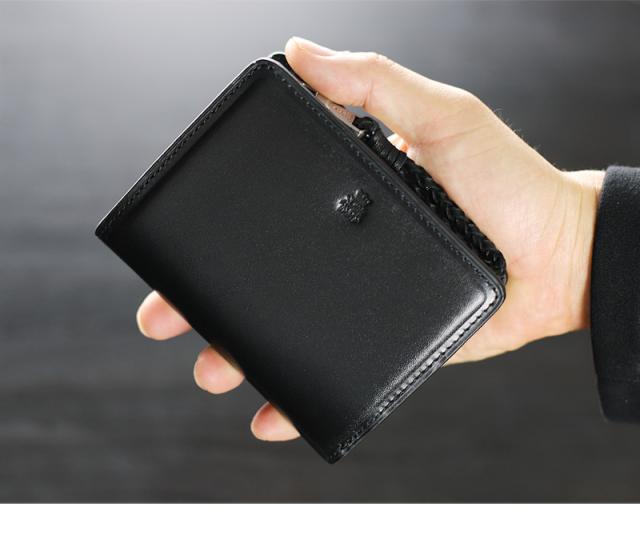 PID (ピーアイディー) ecrire (エクリール)シリーズ 二つ折り財布 PAZ1504 ウォータープルーフレザー P.I.D