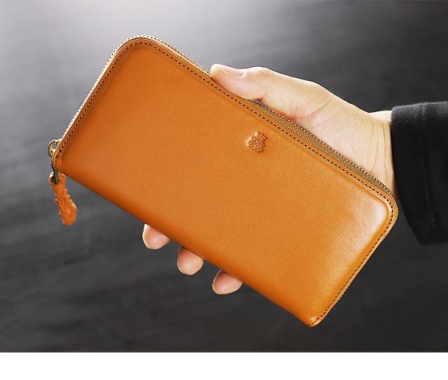 PID (ピーアイディー) ecrire (エクリール)シリーズ ラウンドファスナー長財布 PAZ1505 ウォータープルーフレザー P.I.D