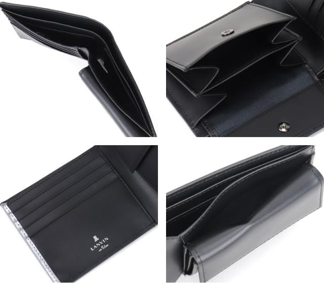 LANVIN en Bleu (ランバンオンブルー) レノア小物シリーズ 二つ折り財布 518612 