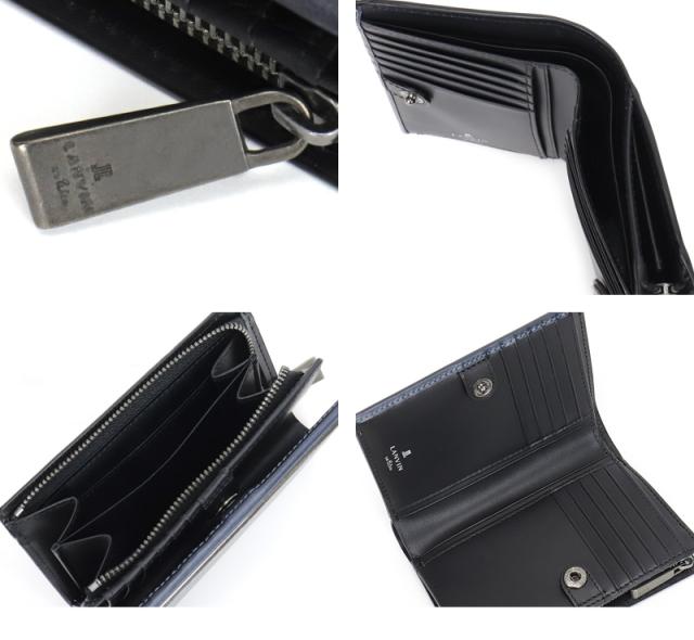 LANVIN en Bleu (ランバンオンブルー) レノア小物シリーズ 二つ折り財布 518613