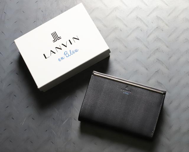 LANVIN en Bleu (ランバンオンブルー) レノア小物シリーズ 二つ折り財布 518613