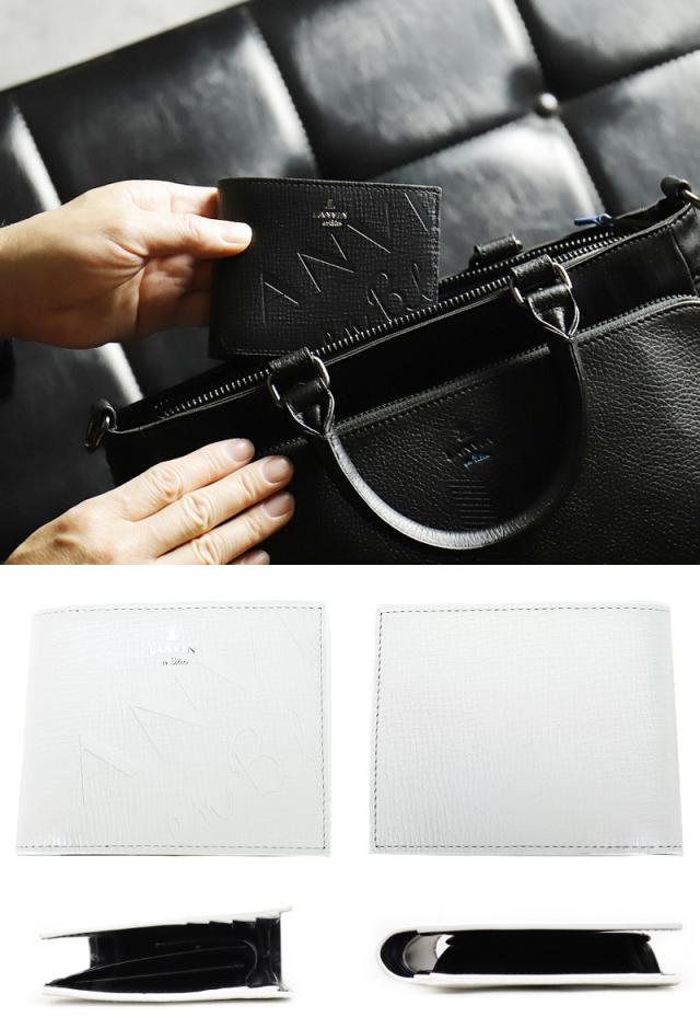 LANVIN en Bleu (ランバンオンブルー) バトラー小物 二つ折り財布 519614 