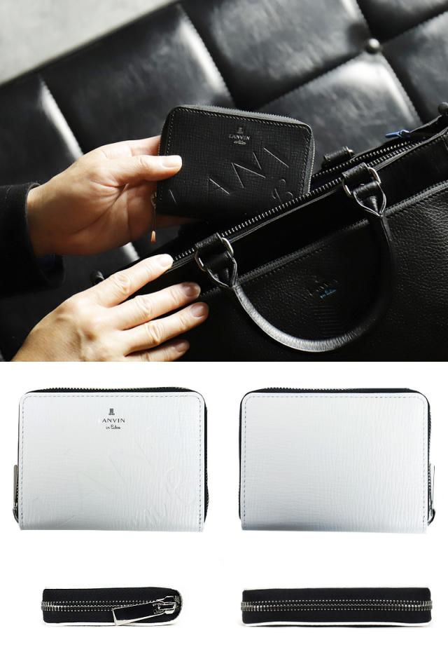 LANVIN en Bleu (ランバンオンブルー) バトラー小物 二つ折り財布 519615 