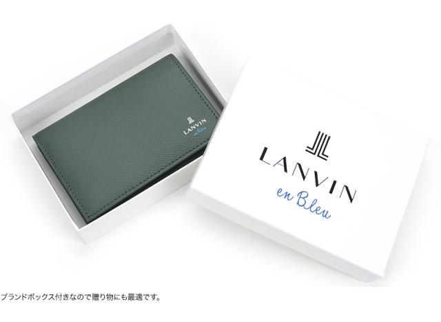LANVIN en Bleu (ランバンオンブルー) デクスターシリーズ カードケース 524601