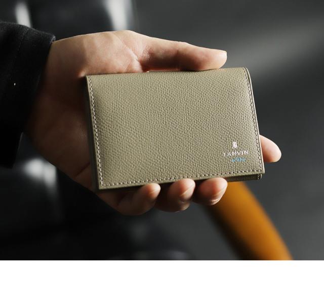 LANVIN en Bleu (ランバンオンブルー) デクスターシリーズ カードケース 524601