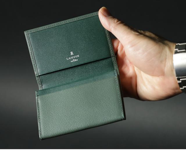 LANVIN en Bleu (ランバンオンブルー) デクスターシリーズ カードケース 524601