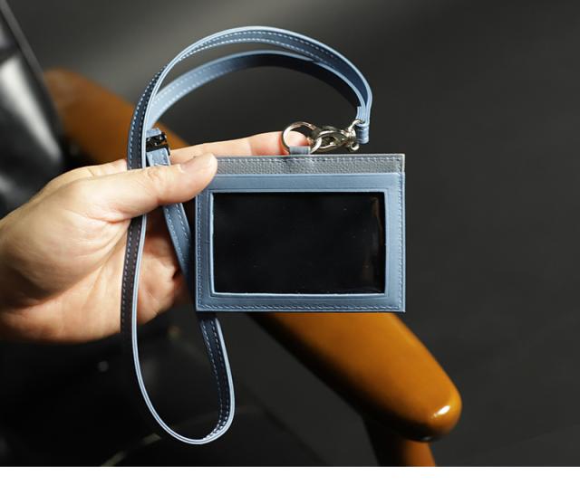 LANVIN en Bleu (ランバンオンブルー) デクスターシリーズ IDカードホルダー 524603