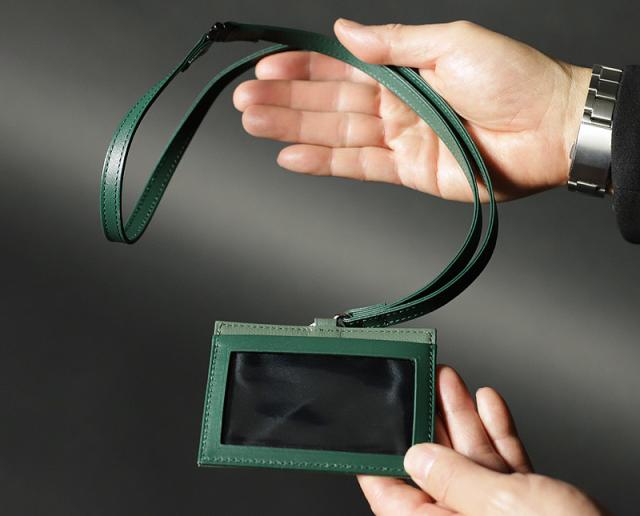 LANVIN en Bleu (ランバンオンブルー) デクスターシリーズ IDカードホルダー 524603