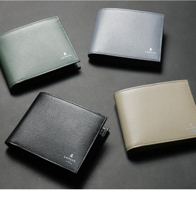 LANVIN en Bleu (ランバンオンブルー) デクスターシリーズ 二つ折り財布 小銭入れあり 524605