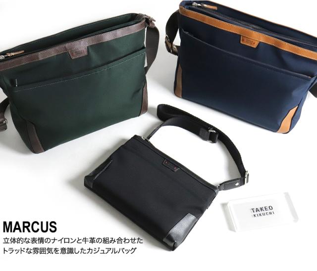 TAKEO KIKUCHI (タケオキクチ) マーカスシリーズ ショルダーバッグ 715112