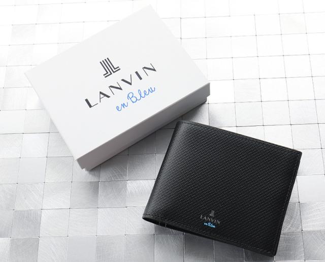 LANVIN en Bleu (ランバンオンブルー) ワグラム2小物 二つ折り財布 504613 