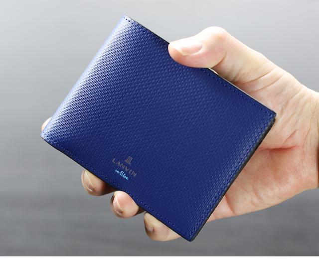 LANVIN en Bleu (ランバンオンブルー) ワグラム2小物 二つ折り財布 504614