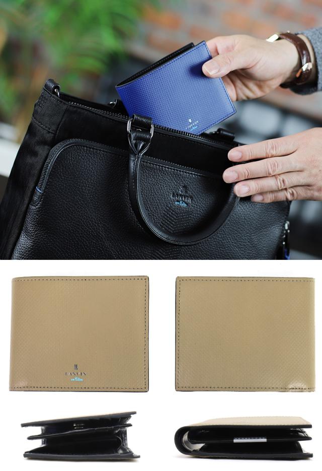 LANVIN en Bleu (ランバンオンブルー) ワグラム2小物 二つ折り財布 504614