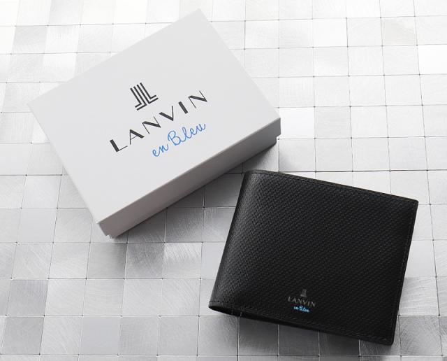 LANVIN en Bleu (ランバンオンブルー) ワグラム2小物 二つ折り財布 504614