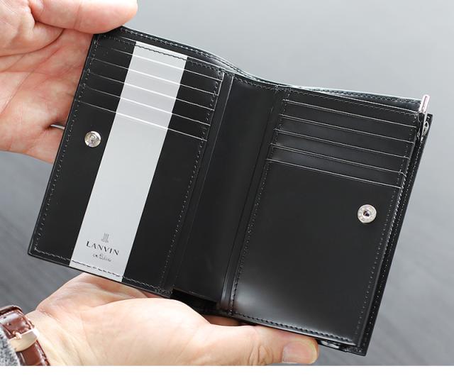 LANVIN en Bleu (ランバンオンブルー) ワグラム2小物 二つ折り財布 504615