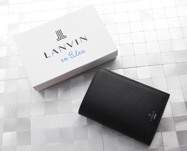 LANVIN en Bleu (ランバンオンブルー) ワグラム2小物 二つ折り財布 504615