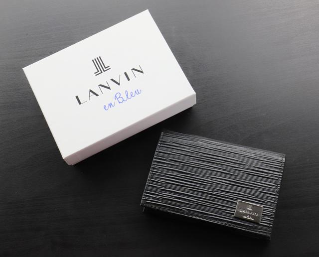 LANVIN en Bleu (ランバンオンブルー) アドニス小物 カードケース 520653