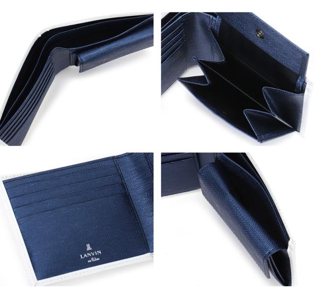 LANVIN en Bleu (ランバンオンブルー) アドニス小物 二つ折り財布 520654