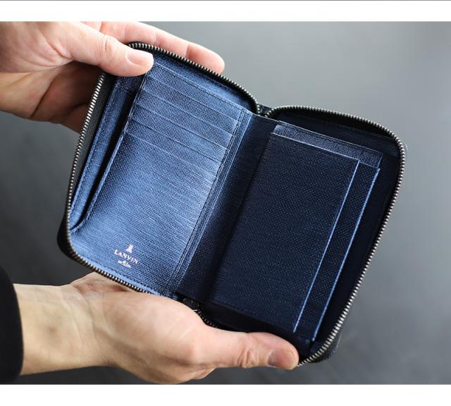 LANVIN en Bleu (ランバンオンブルー) アドニス小物 二つ折り財布 520655