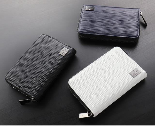 LANVIN en Bleu (ランバンオンブルー) アドニス小物 二つ折り財布 520655