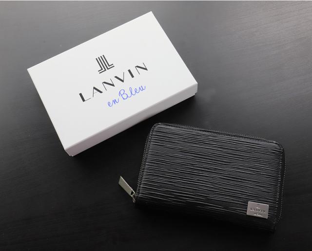 LANVIN en Bleu (ランバンオンブルー) アドニス小物 二つ折り財布 520655