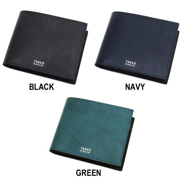 TAKEO KIKUCHI (タケオキクチ) オルフェーノ小物 二つ折り財布 752604 