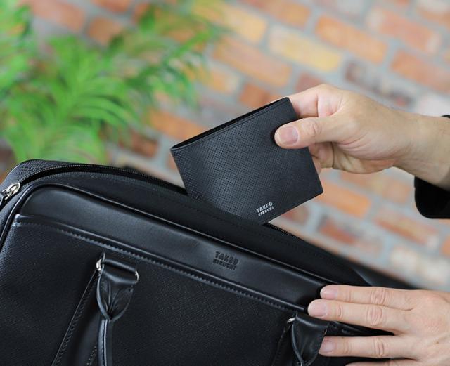 TAKEO KIKUCHI (タケオキクチ) オルフェーノ小物 二つ折り財布 752604 