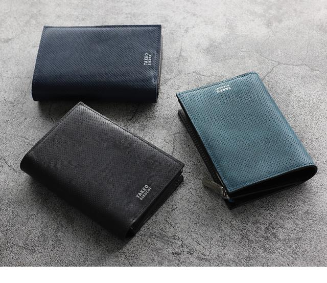 TAKEO KIKUCHI (タケオキクチ) オルフェーノ小物 二つ折り財布 752605 