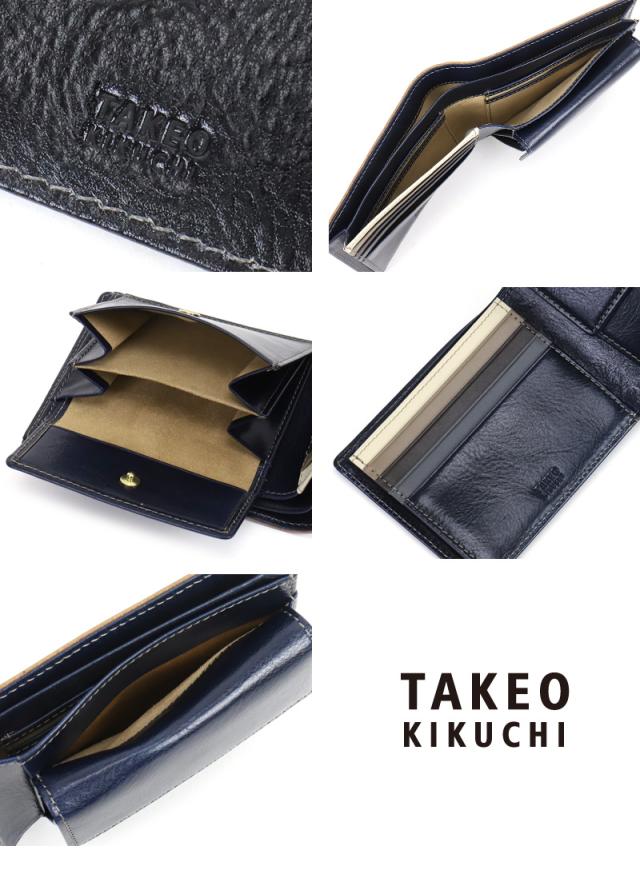 TAKEO KIKUCHI (タケオキクチ) イデアシリーズ 二つ折り財布 756604
