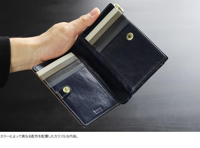 TAKEO KIKUCHI (タケオキクチ) イデアシリーズ 二つ折り財布 756605 