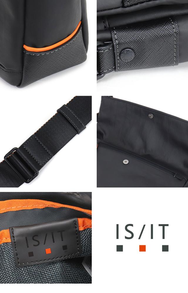 IS/IT (イズイット) Grinza(グリンザ) 口折れショルダーバッグ 965111 