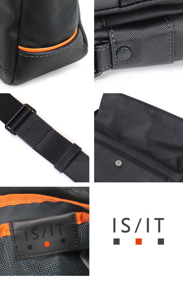 IS/IT (イズイット) Grinza(グリンザ) 口折れショルダーバッグ 965112 