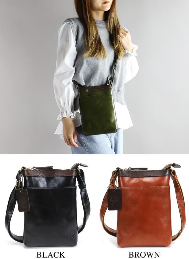 Zeha (ツェハ) ミニショルダーバッグ 姫路レザー 牛革 日本製 290-9950