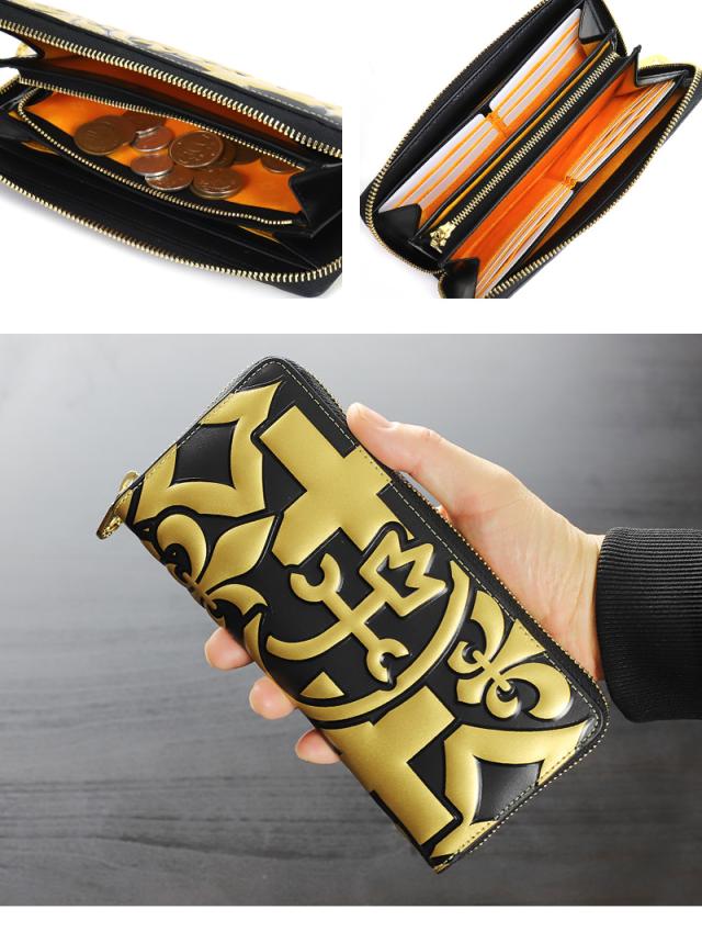 CASTELBAJAC (カステルバジャック) Baron小物(バロン小物)シリーズ ラウンドファスナー長財布 059623