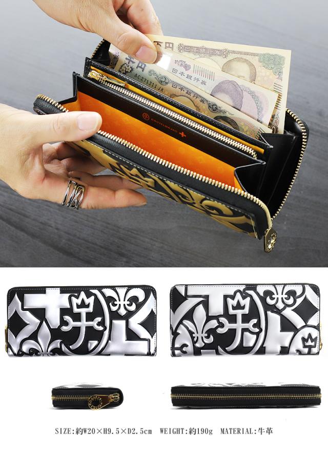 CASTELBAJAC (カステルバジャック) Baron小物(バロン小物)シリーズ ラウンドファスナー長財布 059623