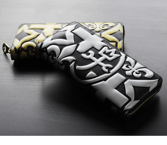 CASTELBAJAC (カステルバジャック) Baron小物(バロン小物)シリーズ ラウンドファスナー長財布 059623