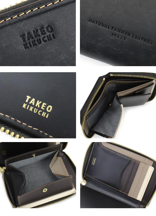 TAKEO KIKUCHI (タケオキクチ) マルゴ2限定 二つ折り財布 780692