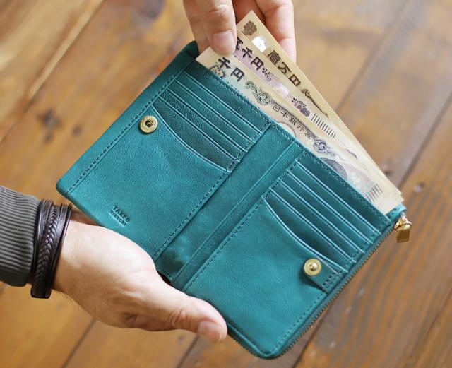 TAKEO KIKUCHI (タケオキクチ) フィール小物 二つ折り財布 788605 