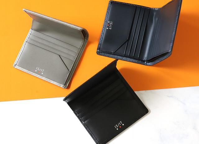 IS/IT (イズイット) POLYMER小物(ポリマー小物) 二つ折り財布 純札 989604 