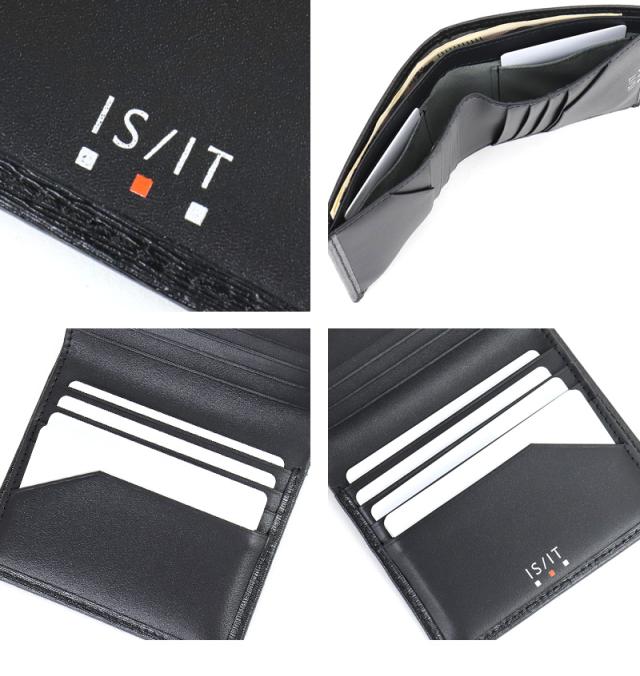 IS/IT (イズイット) POLYMER小物(ポリマー小物) 二つ折り財布 純札 989604 