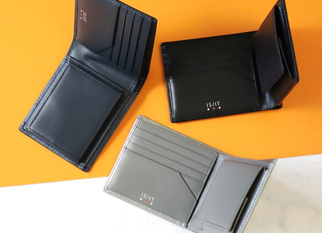 IS/IT (イズイット) POLYMER小物(ポリマー小物) 二つ折り財布  989605 