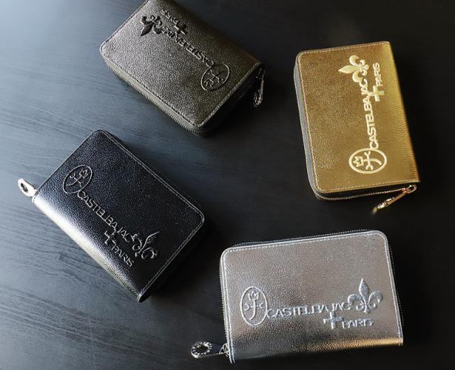 CASTELBAJAC (カステルバジャック) Glitter小物(グリッター小物)シリーズ 二つ折り財布 053681