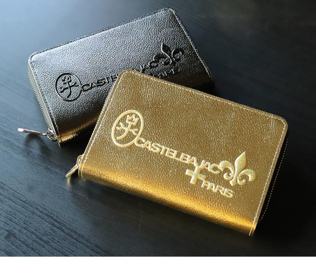 CASTELBAJAC (カステルバジャック) Glitter小物(グリッター小物)シリーズ 二つ折り財布 053681