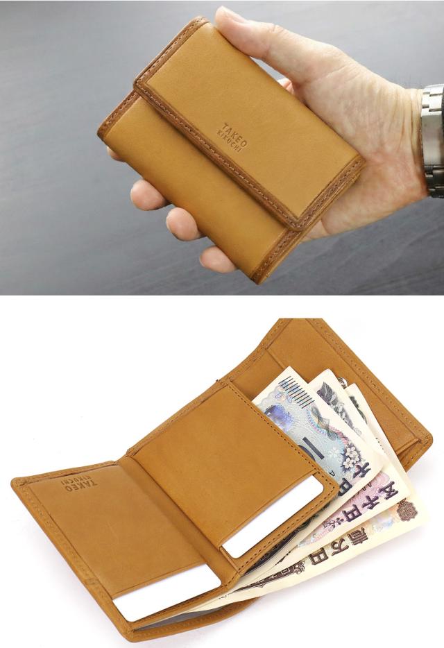 TAKEO KIKUCHI (タケオキクチ) クロード2 三つ折り財布 790606
