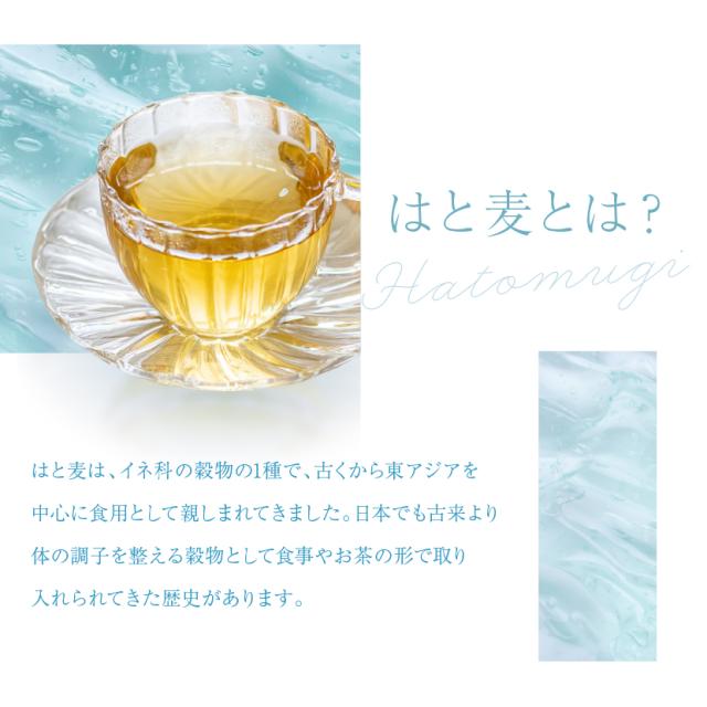 ハトムギ茶とは ヨクイニンを含む穀物 はと麦茶の特徴
