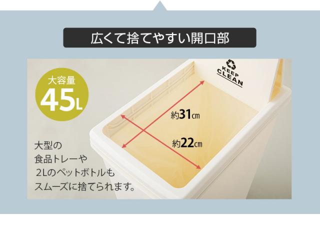 スライドダストボックス 45L 同色2個セット