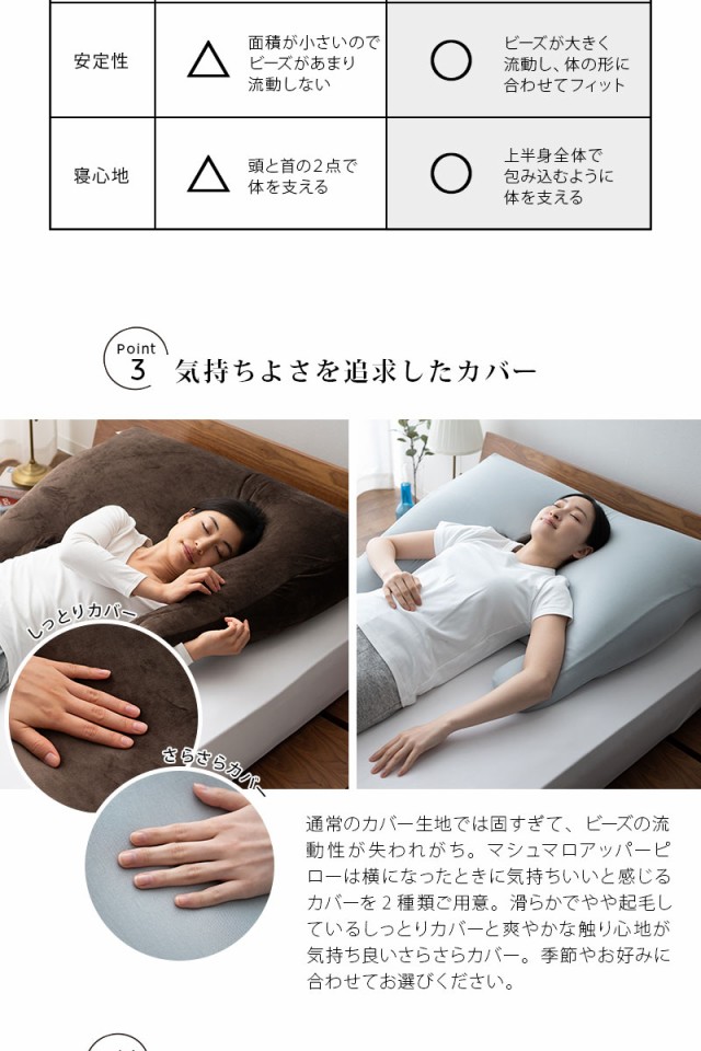 します◿ 枕 快眠枕 安眠枕 ボディピロー 低反発 さらさら フィット感 寝の通販はau PAY マーケット - エムール-EMOOR布団・家具- 日本製 敬老の日 母の日 父の日 ギフト プレゼント 実用的 まくら ビーズ ・カバー
