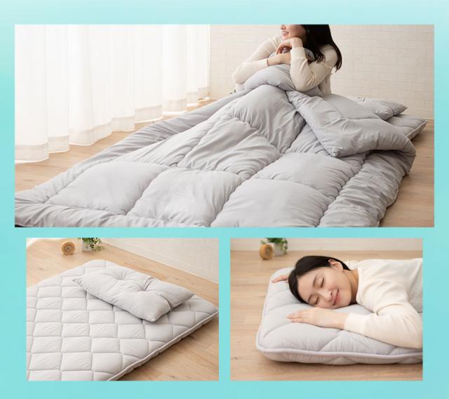 日本製 布団3点セット クラッセ3 非圧縮 ふんわりタイプ 抗菌 防臭 防ダニ